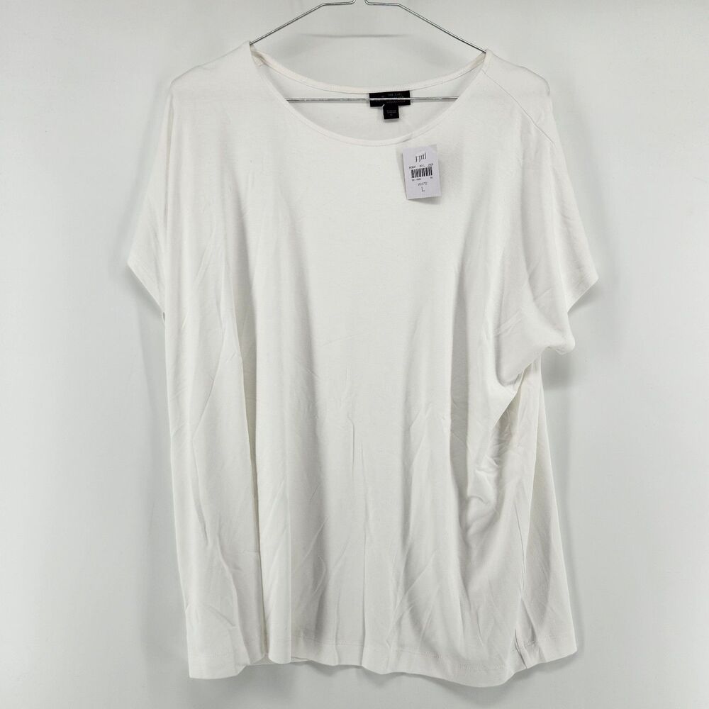 J.Jill Women's‎ Large Easy Cap Sleeve T-shirt Tee NWT